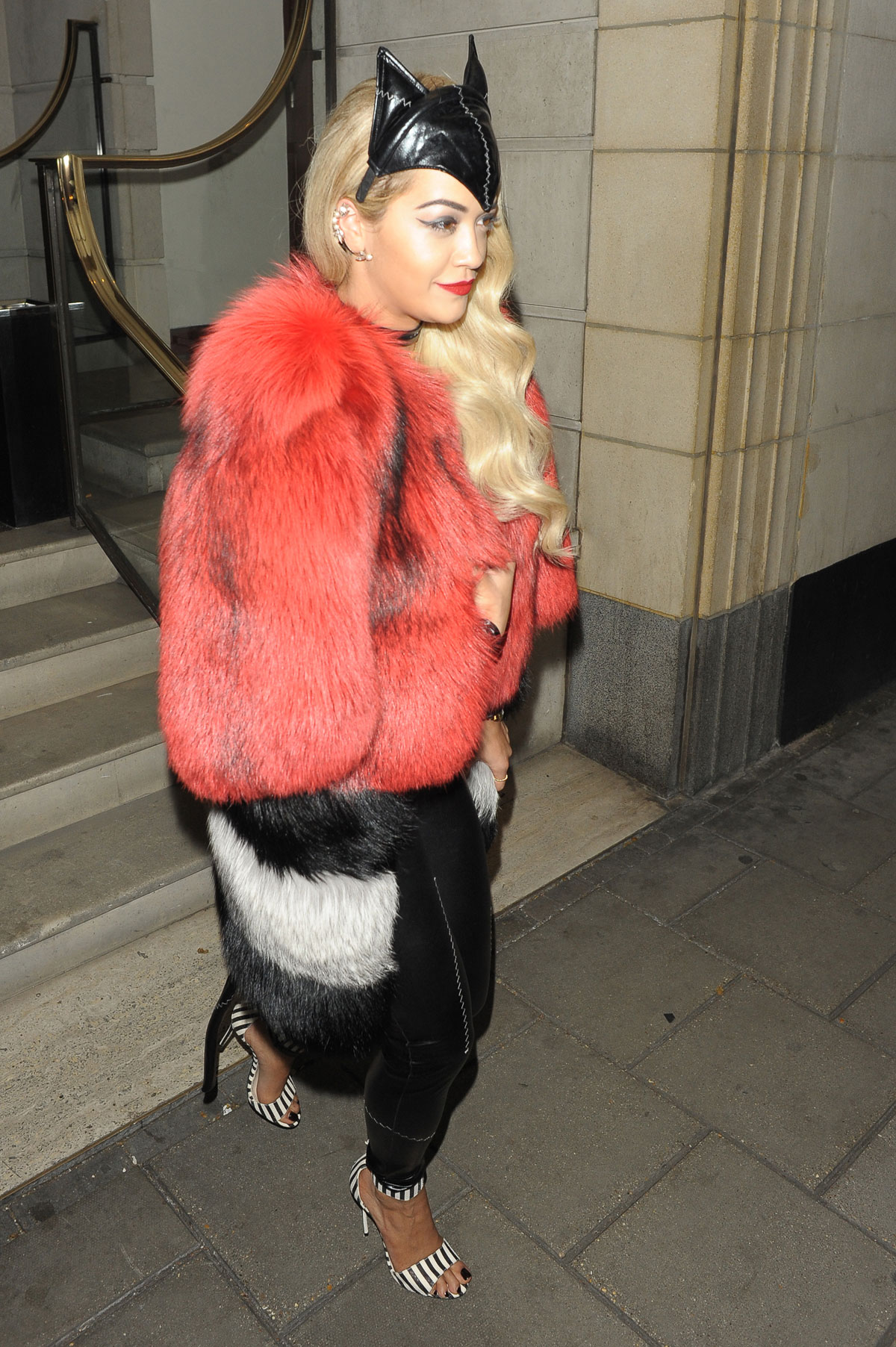 Rita Ora at Chakana and arriving at The Dorchester