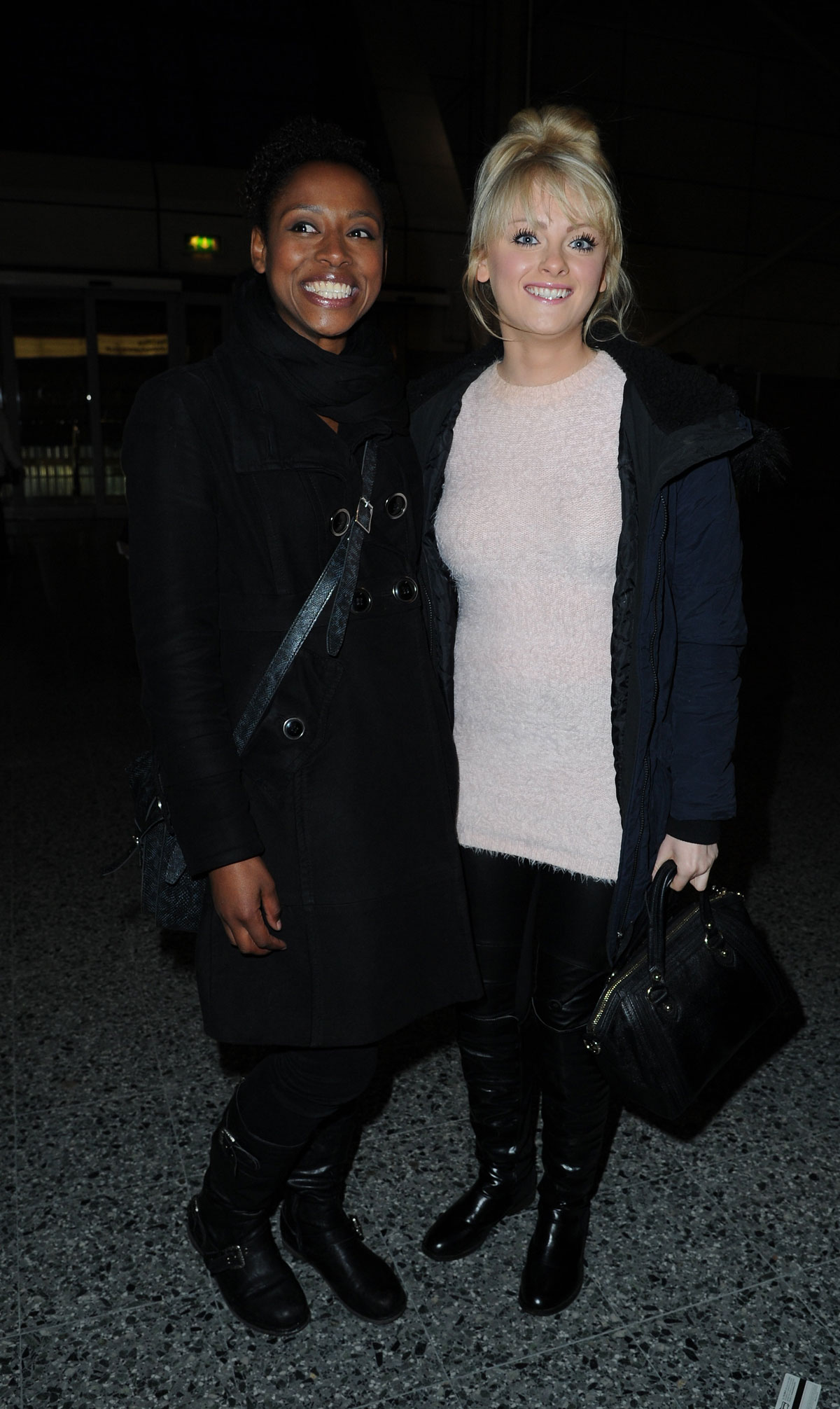 Katie McGlynn & Krissi Bohn attend Dancing On Ice