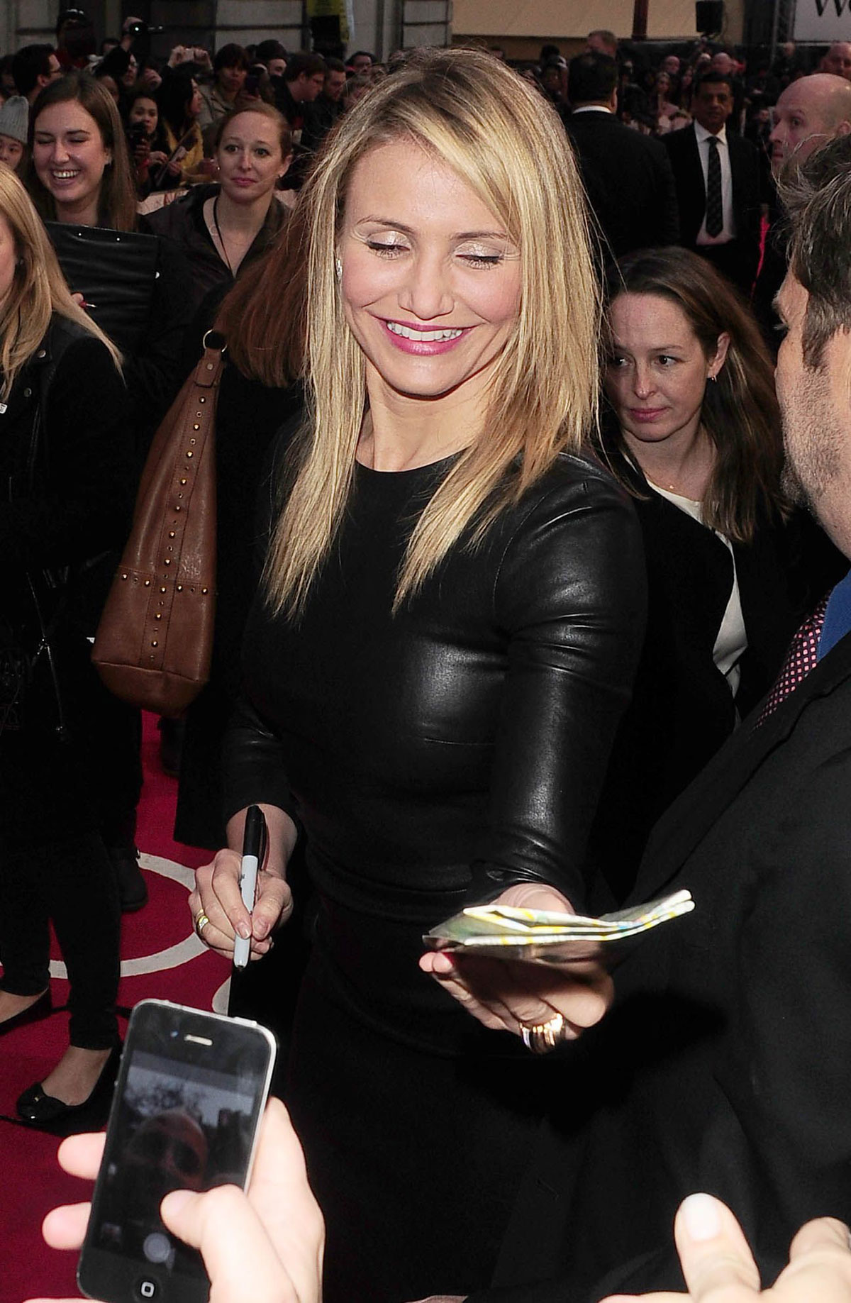 Cameron Diaz attends UK Gala premiere of The Other Woman