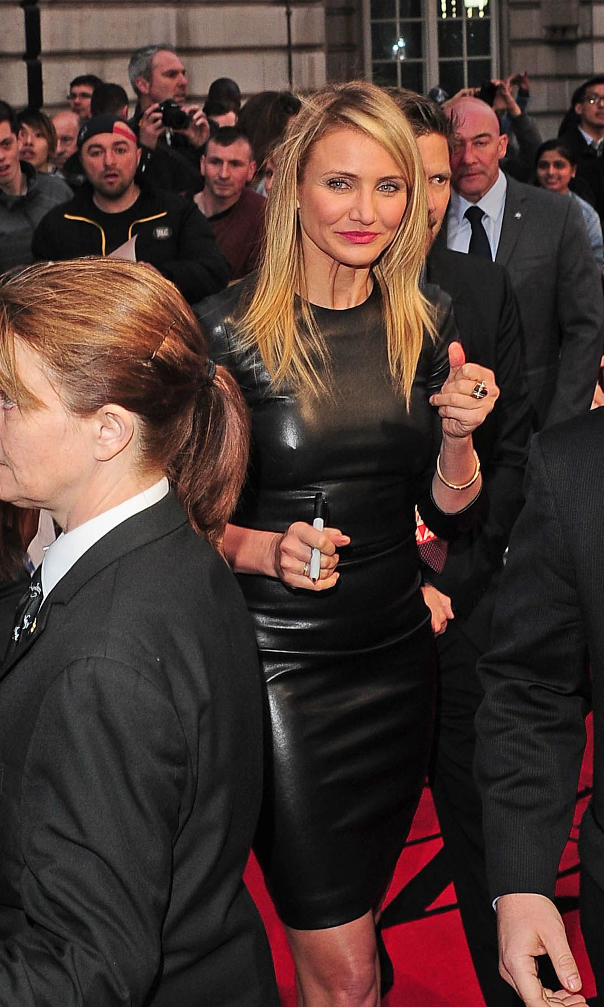 Cameron Diaz attends UK Gala premiere of The Other Woman