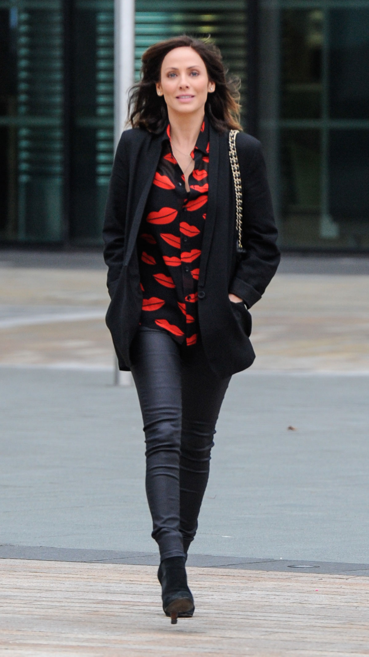 Natalie Imbruglia arrives at BBC Breakfast studios