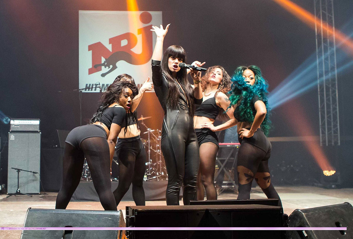 Lily Allen attends NRJ Music Tour 2014 event