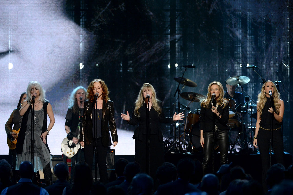 Sheryl Crow attends the 29th Annual Rock And Roll Hall Of Fame Induction Ceremony