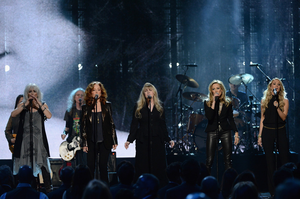 Sheryl Crow attends the 29th Annual Rock And Roll Hall Of Fame Induction Ceremony