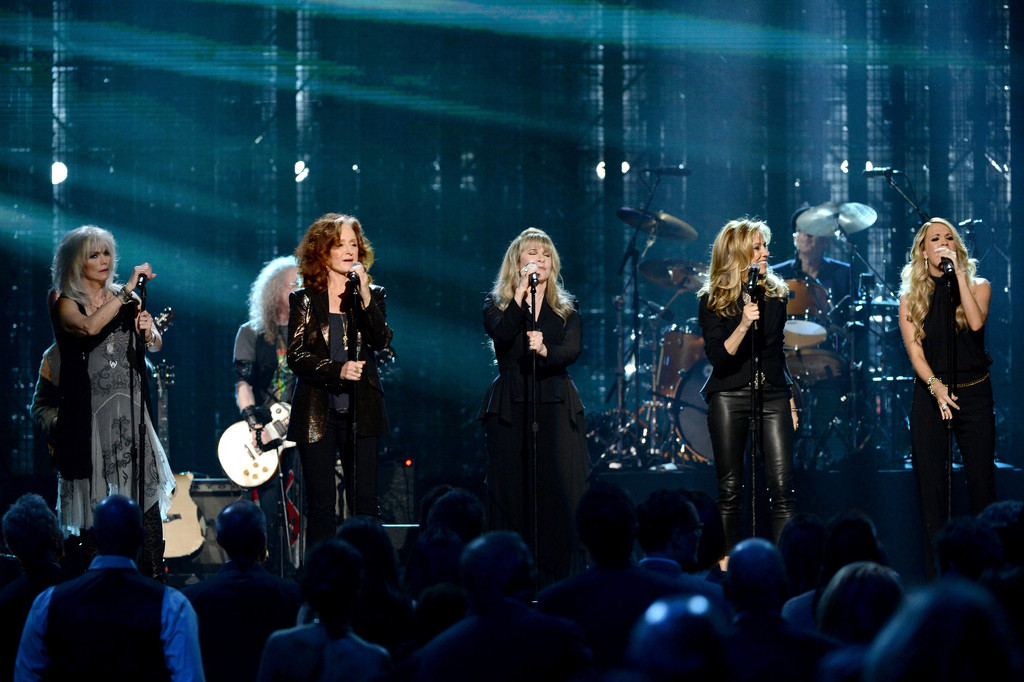 Sheryl Crow attends the 29th Annual Rock And Roll Hall Of Fame Induction Ceremony