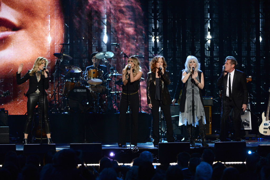 Sheryl Crow attends the 29th Annual Rock And Roll Hall Of Fame Induction Ceremony