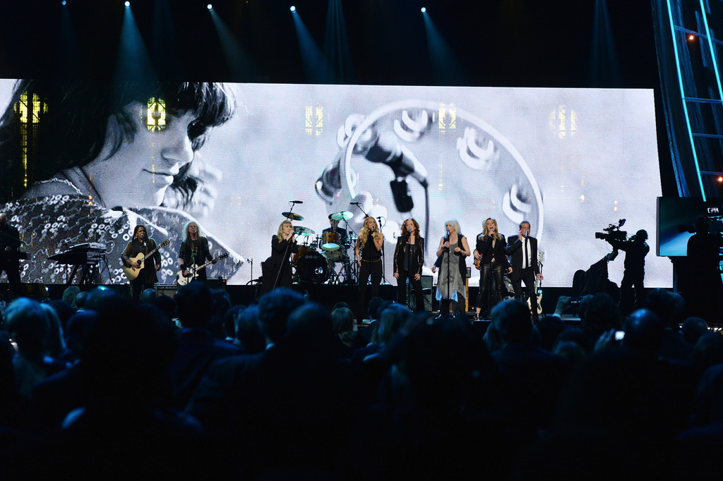 Sheryl Crow attends the 29th Annual Rock And Roll Hall Of Fame Induction Ceremony