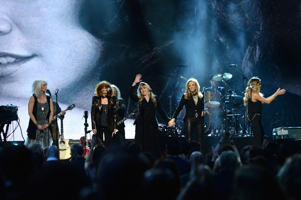 Sheryl Crow attends the 29th Annual Rock And Roll Hall Of Fame Induction Ceremony