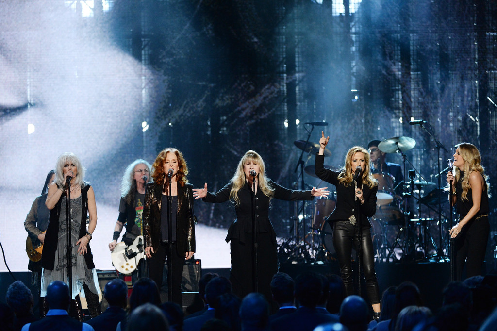 Sheryl Crow attends the 29th Annual Rock And Roll Hall Of Fame Induction Ceremony