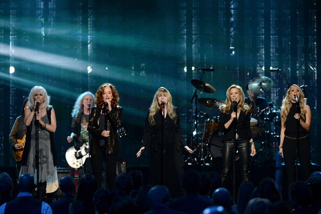 Sheryl Crow attends the 29th Annual Rock And Roll Hall Of Fame Induction Ceremony