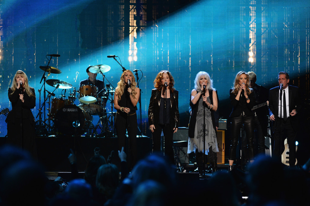 Sheryl Crow attends the 29th Annual Rock And Roll Hall Of Fame Induction Ceremony