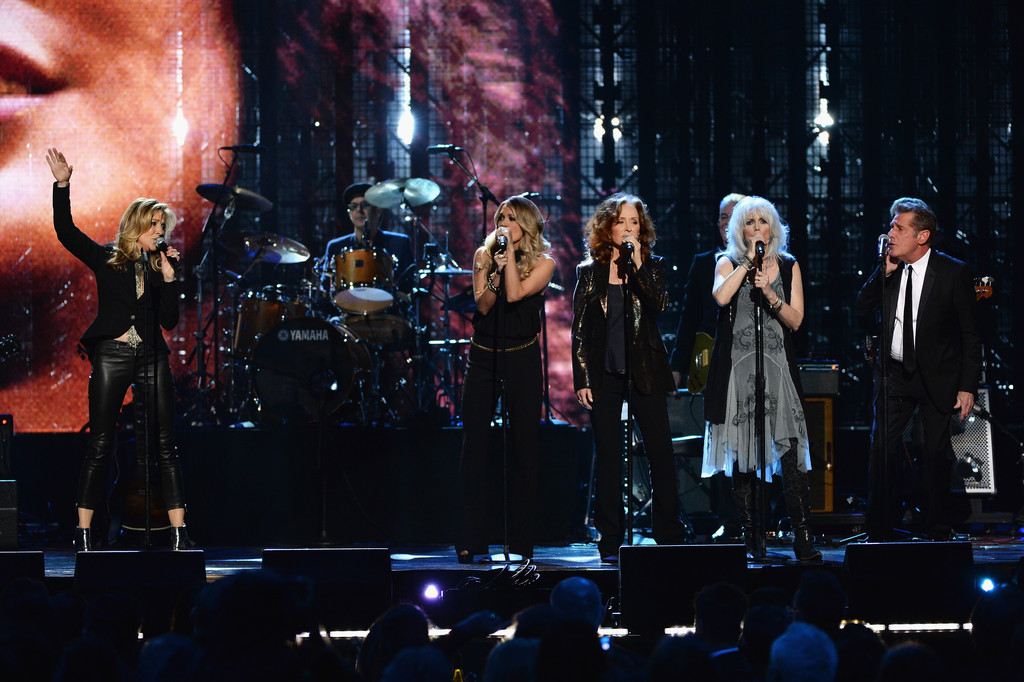 Sheryl Crow attends the 29th Annual Rock And Roll Hall Of Fame Induction Ceremony