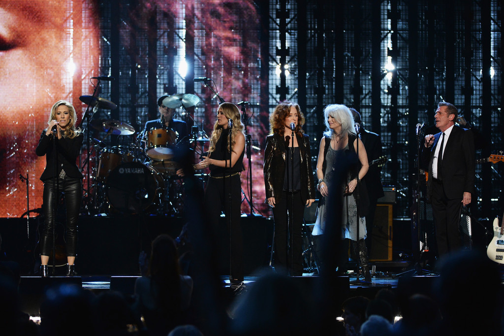 Sheryl Crow attends the 29th Annual Rock And Roll Hall Of Fame Induction Ceremony
