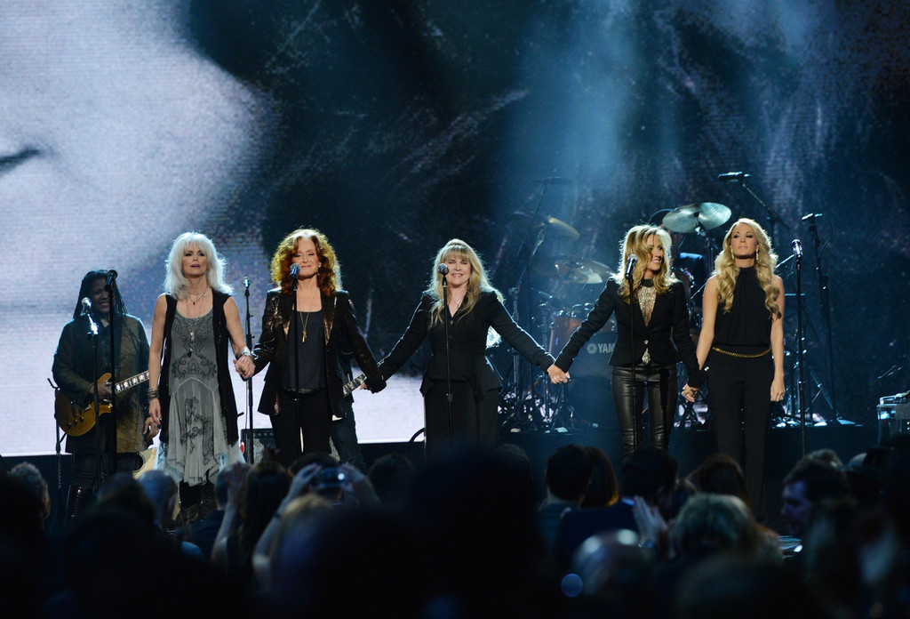 Sheryl Crow attends the 29th Annual Rock And Roll Hall Of Fame Induction Ceremony