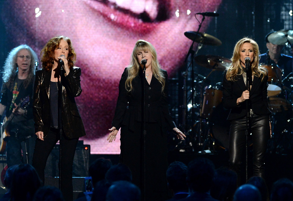 Sheryl Crow attends the 29th Annual Rock And Roll Hall Of Fame Induction Ceremony