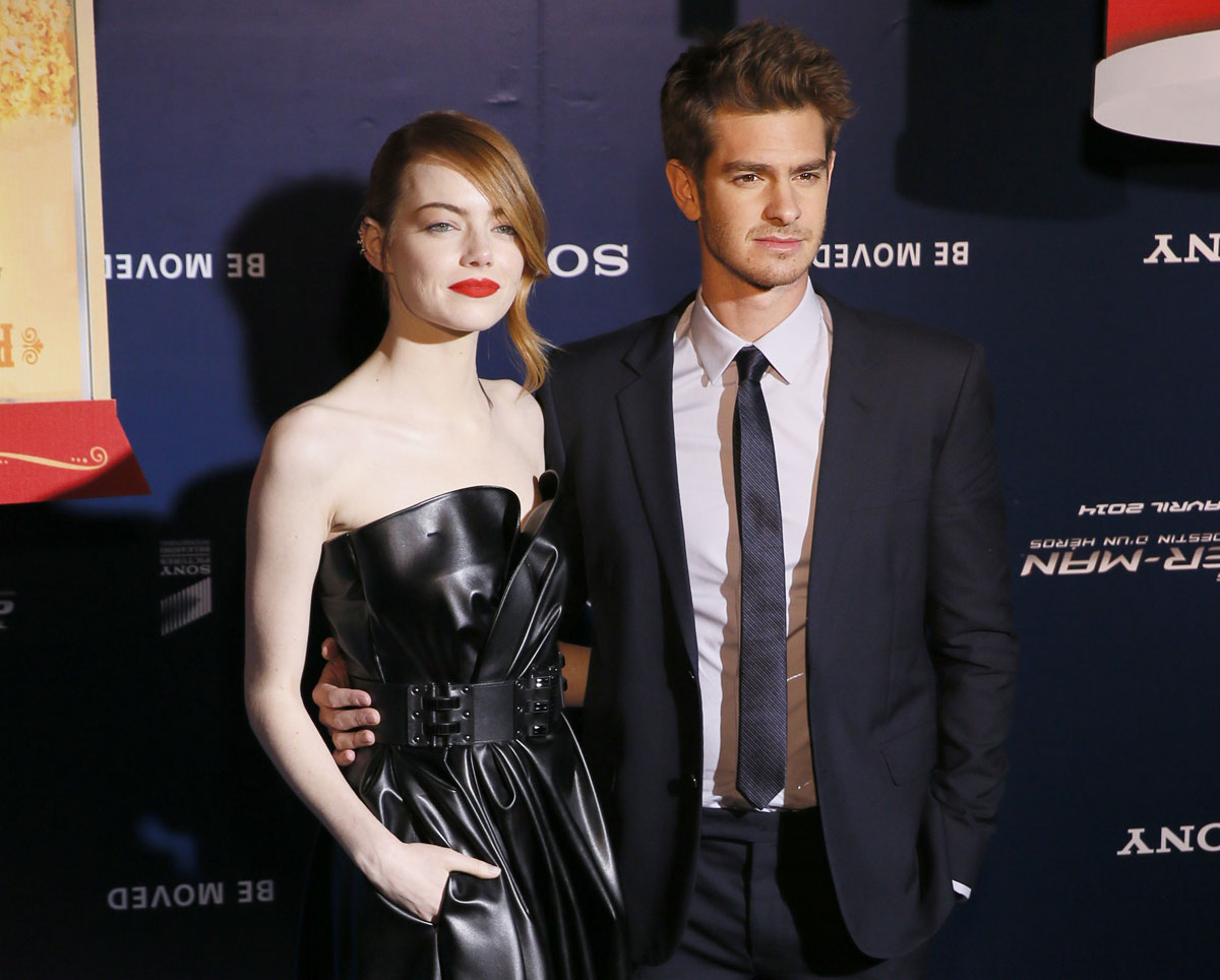 Emma Stone attends The Amazing Spider-Man 2 premiere
