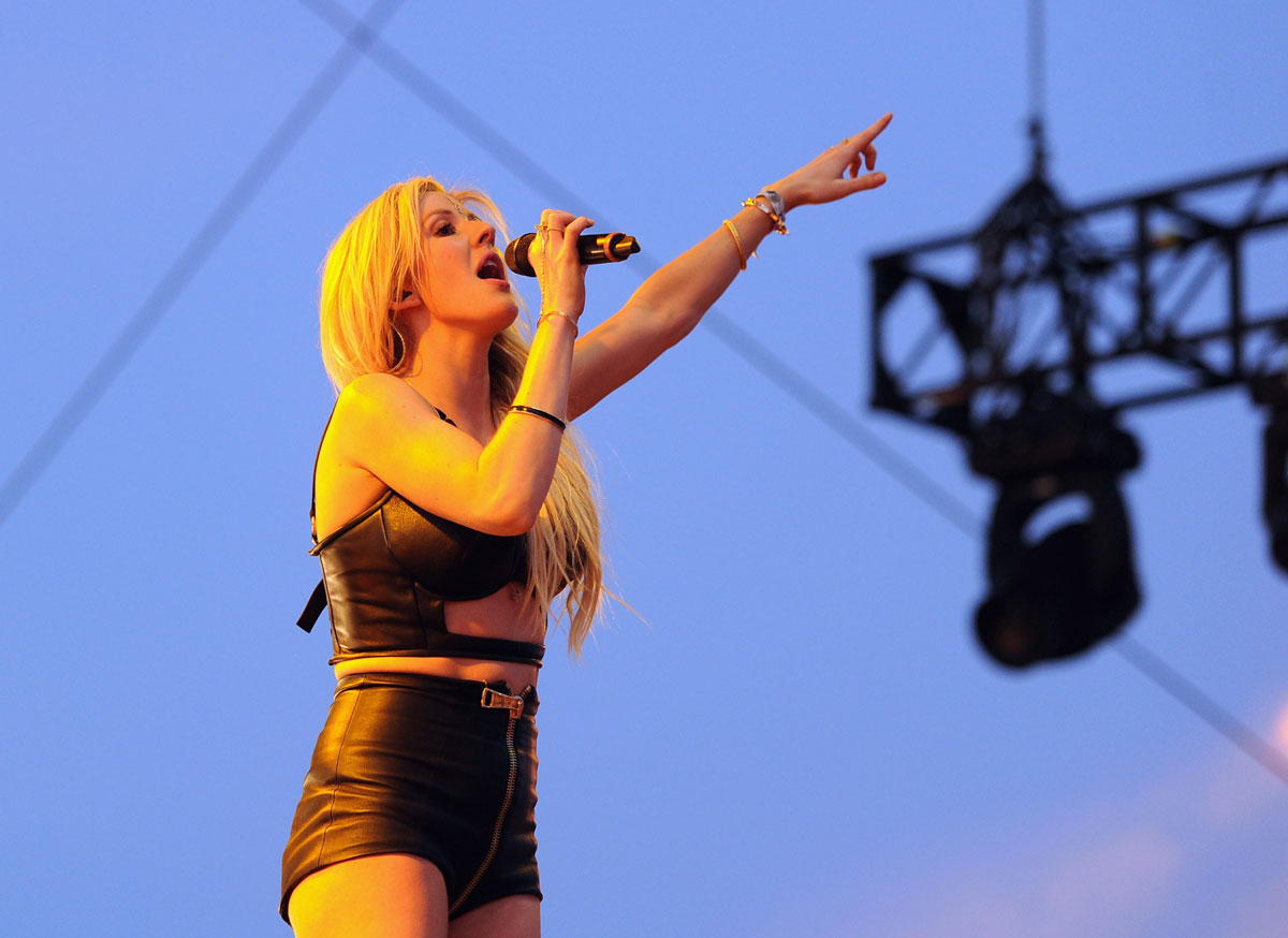 Ellie Goulding performs onstage at the 2014 Coachella