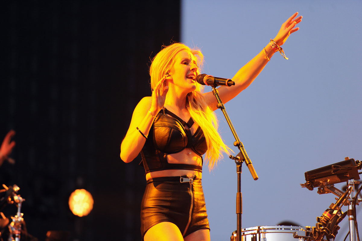 Ellie Goulding performs onstage at the 2014 Coachella