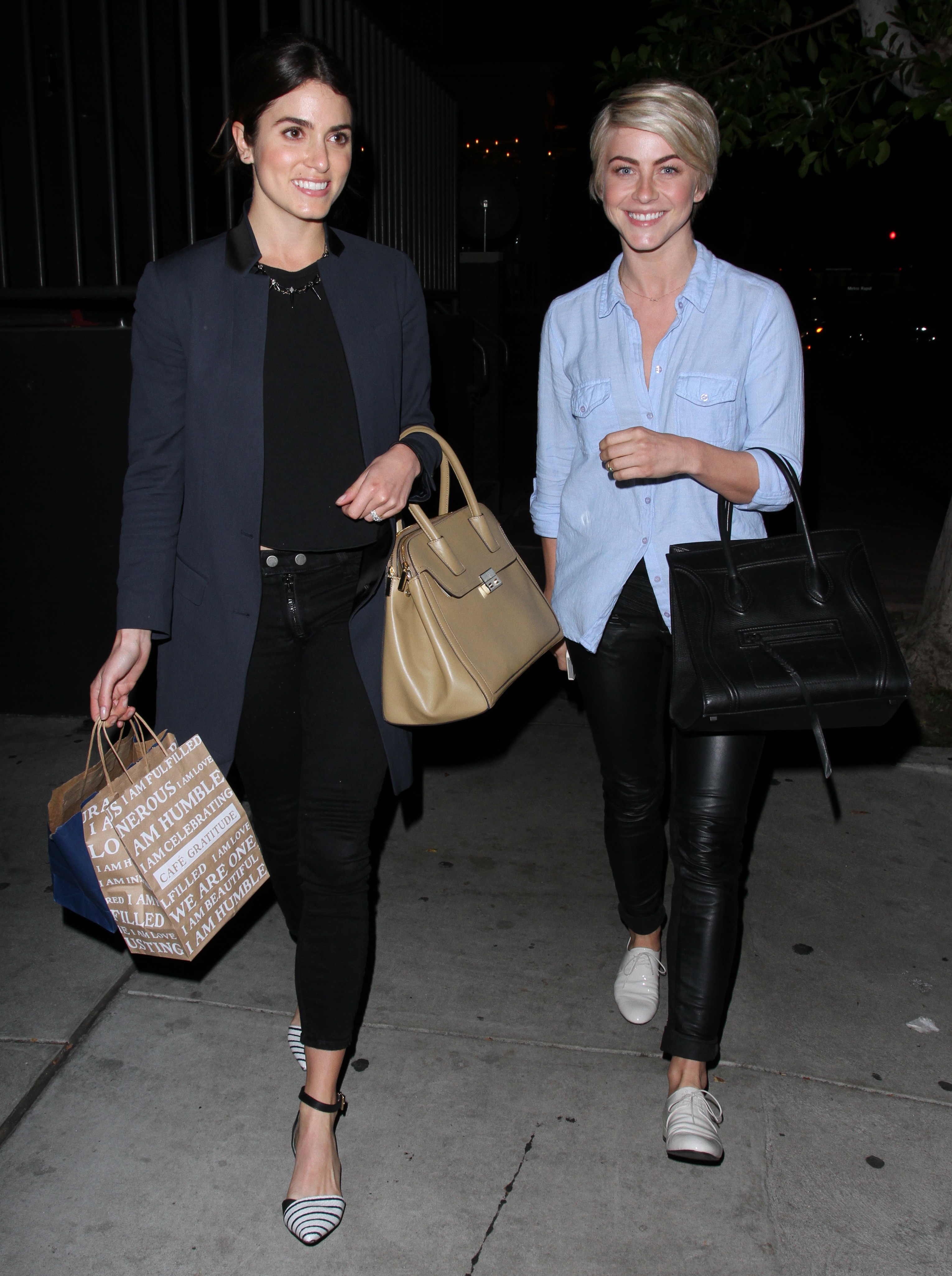 Julianne Hough Leaving the Gratitude Cafe