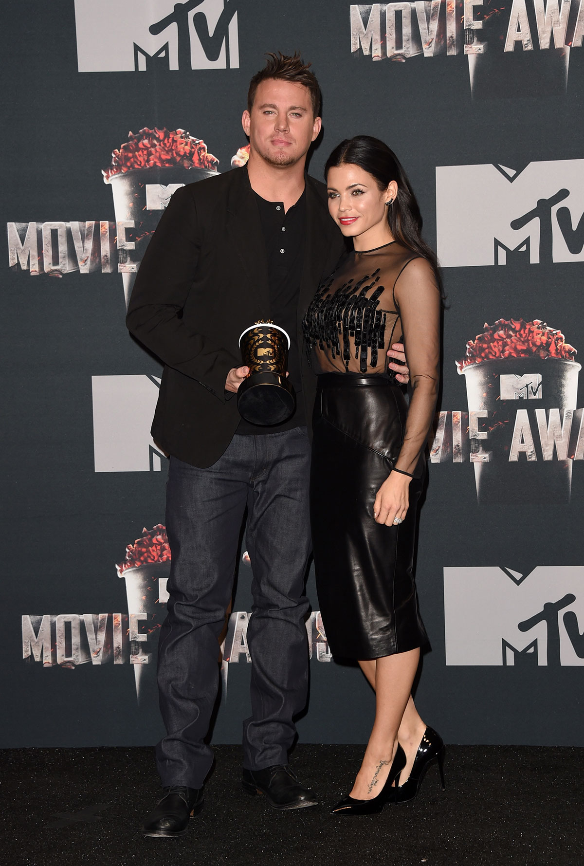 Jenna Dewan-Tatum attends 2014 MTV Movie Awards