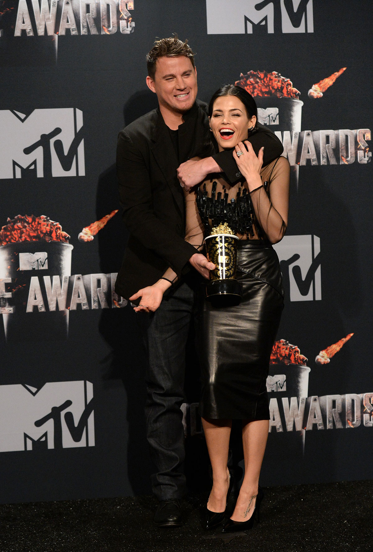 Jenna Dewan-Tatum attends 2014 MTV Movie Awards
