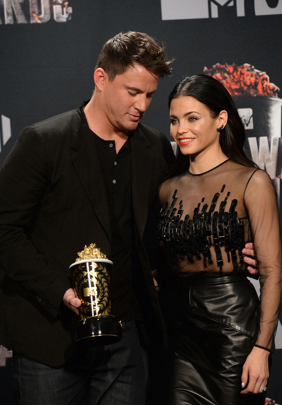 Jenna Dewan-Tatum attends 2014 MTV Movie Awards