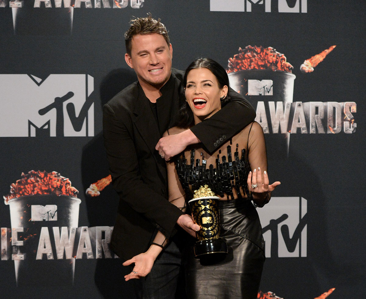 Jenna Dewan-Tatum attends 2014 MTV Movie Awards