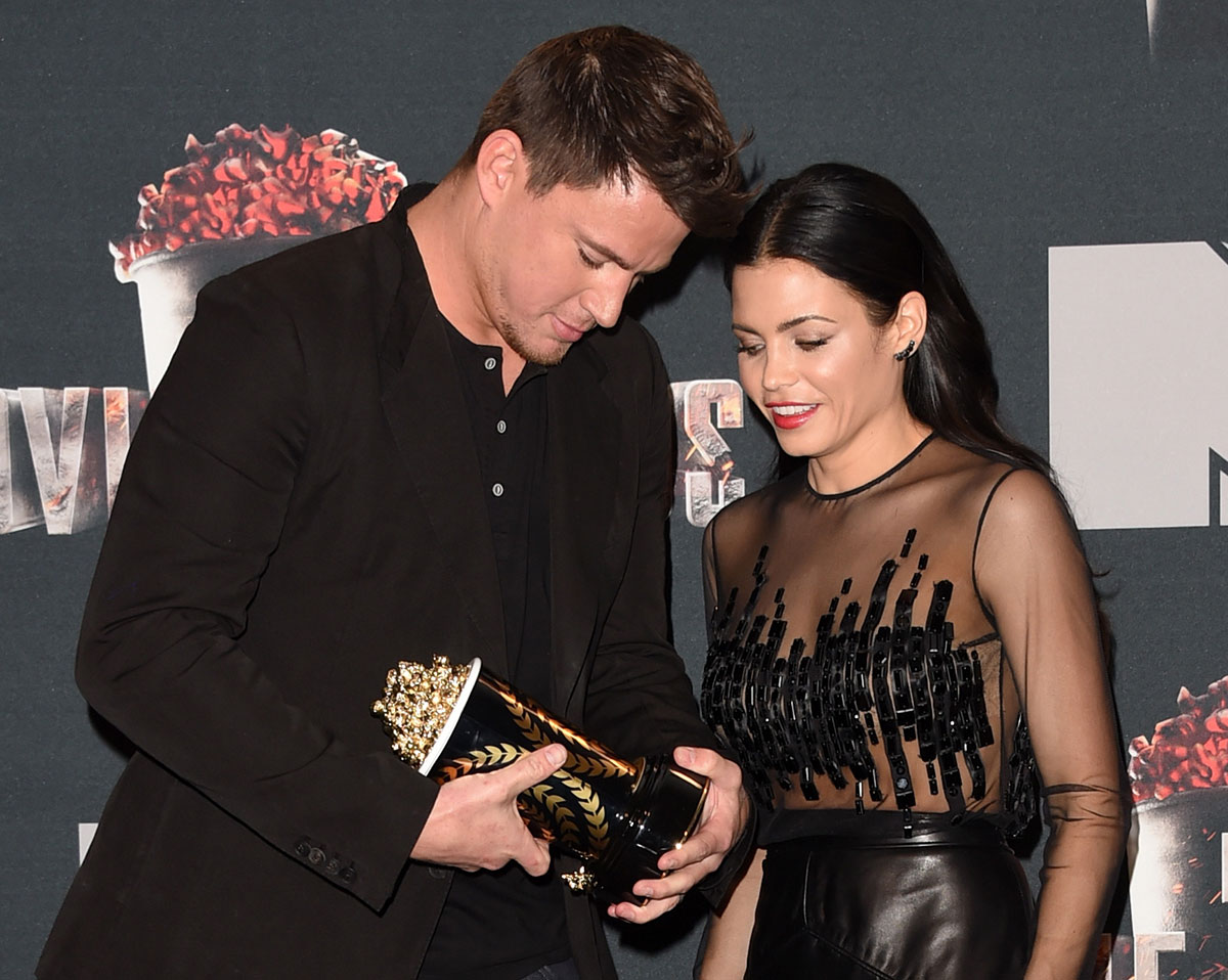 Jenna Dewan-Tatum attends 2014 MTV Movie Awards