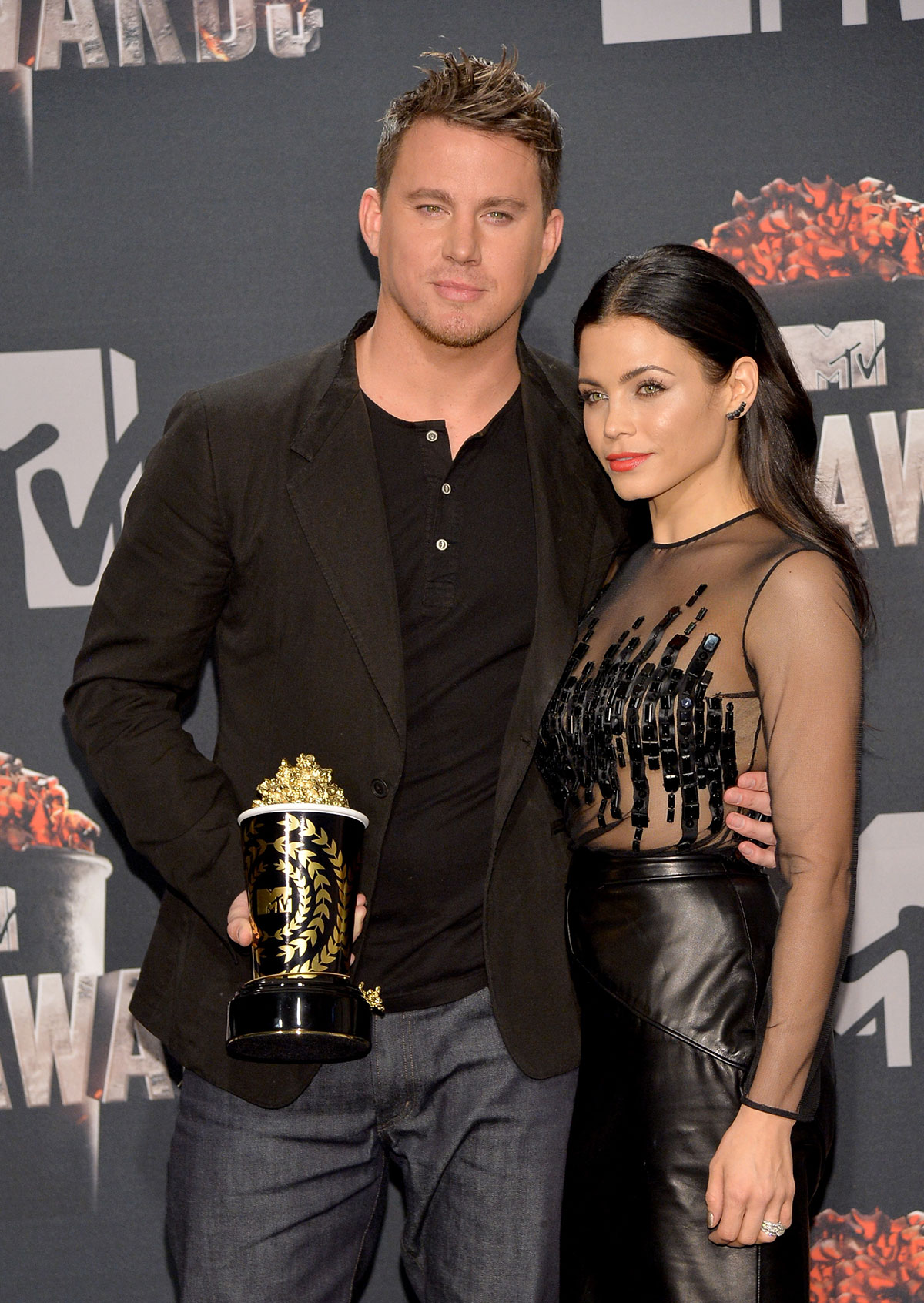 Jenna Dewan-Tatum attends 2014 MTV Movie Awards