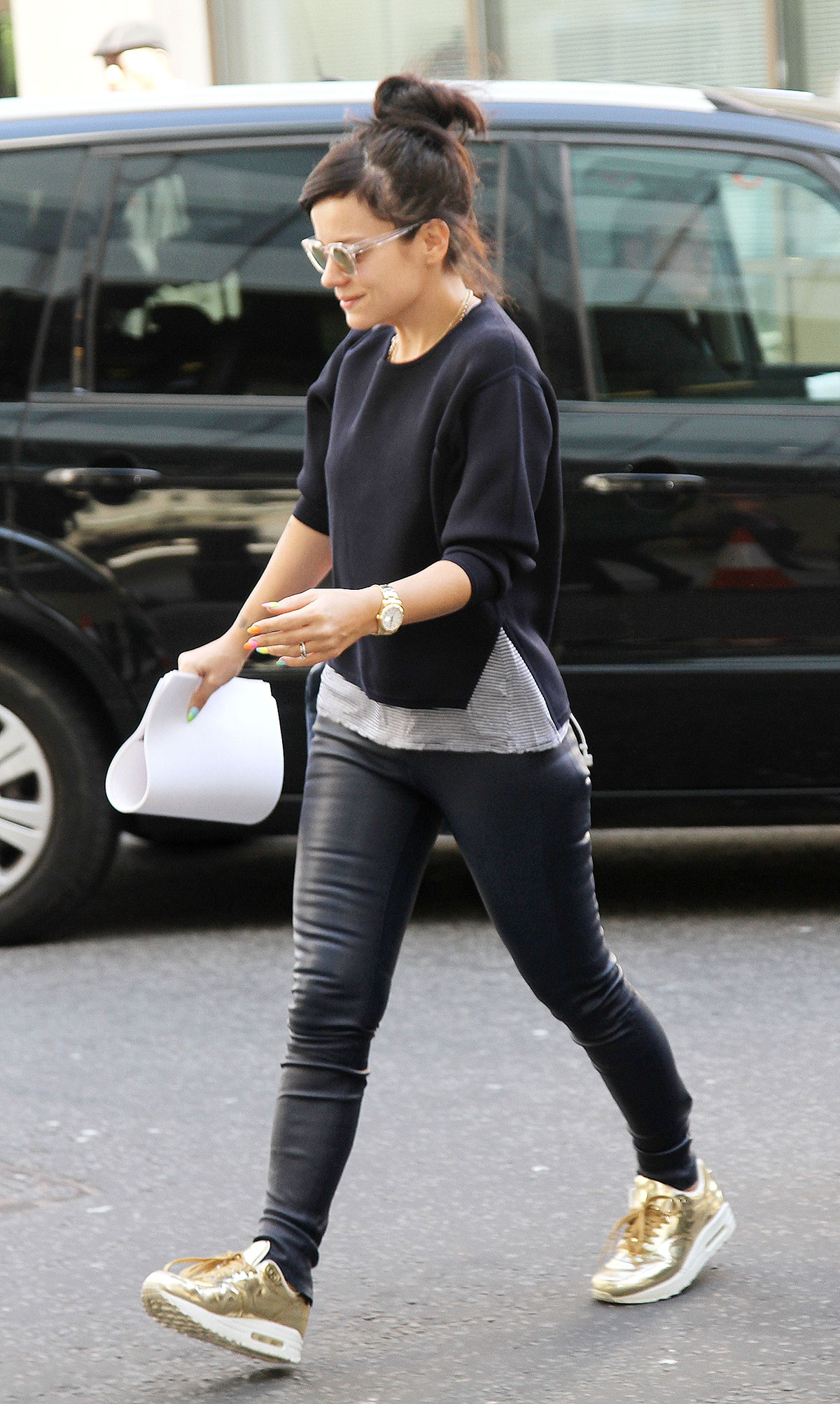 Lily Allen at BBC Radio 1 studios