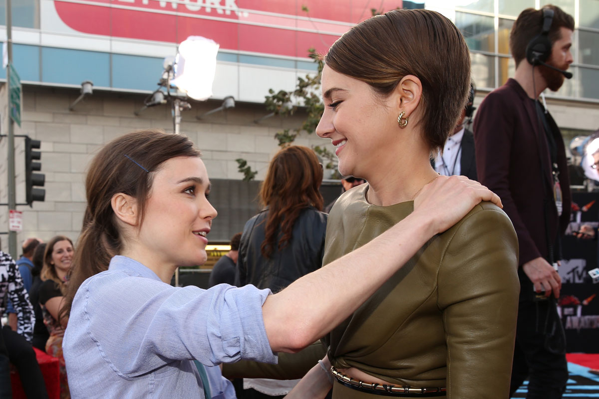 Ellen Page attends MTV Movie Awards