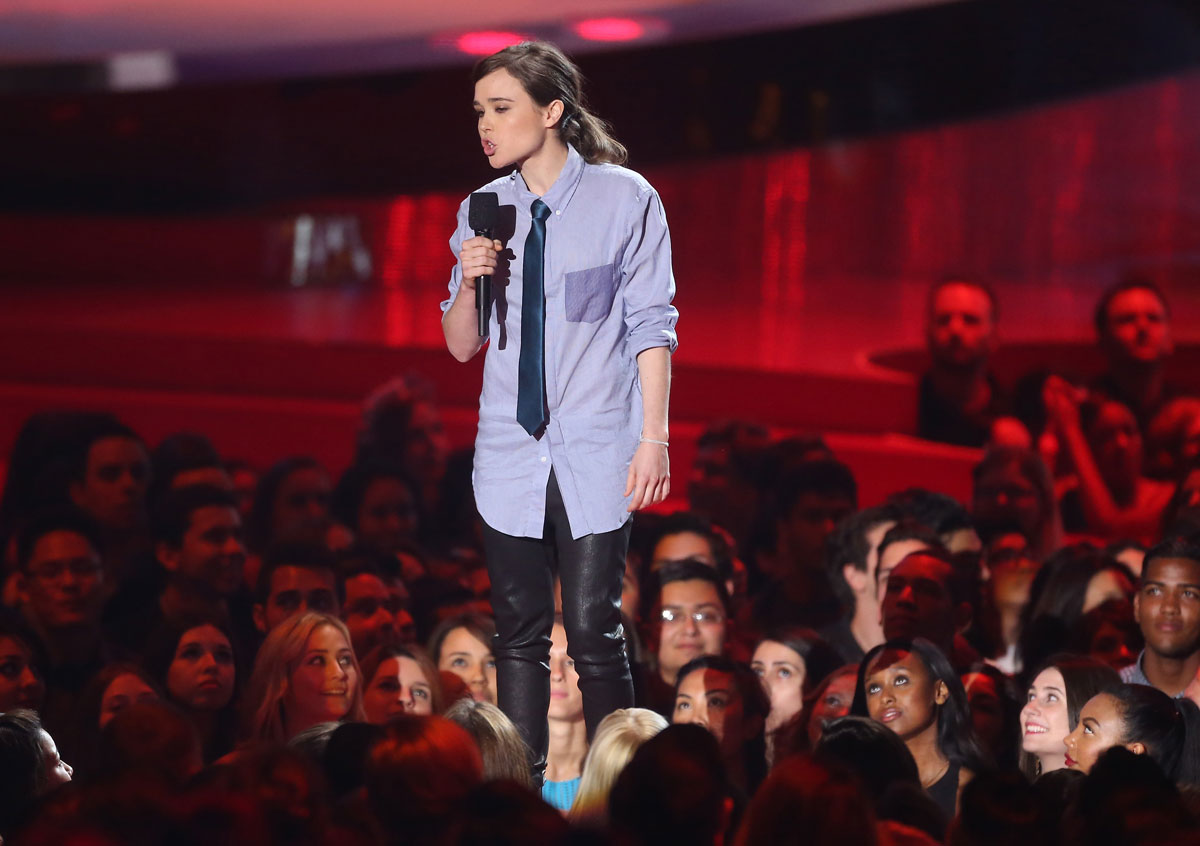 Ellen Page attends MTV Movie Awards