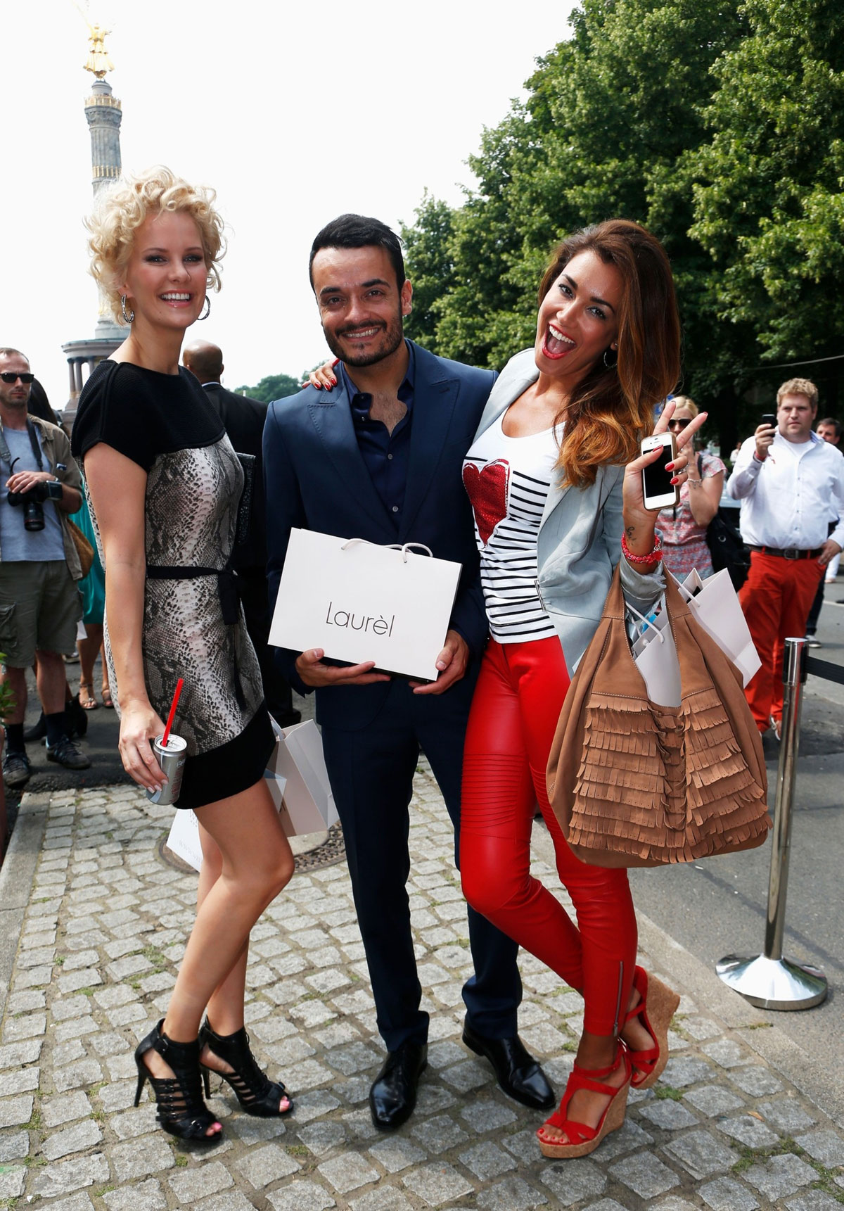 Jana Ina Zarella attends Laurel Red Carpet at Mercedes-Benz Fashion Week