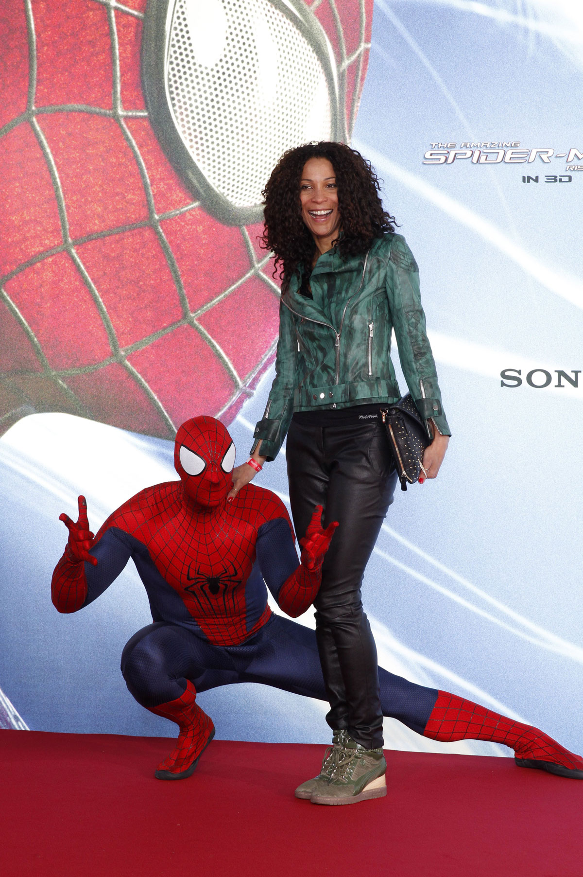 Annabelle Mandeng attends the The Amazing Spider-Man 2 Premiere