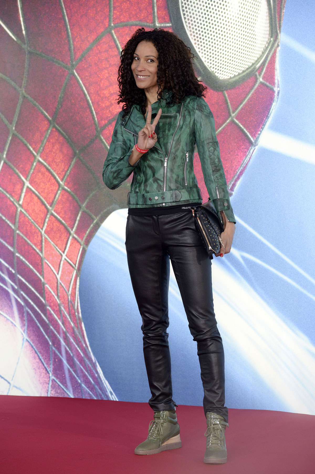 Annabelle Mandeng attends the The Amazing Spider-Man 2 Premiere