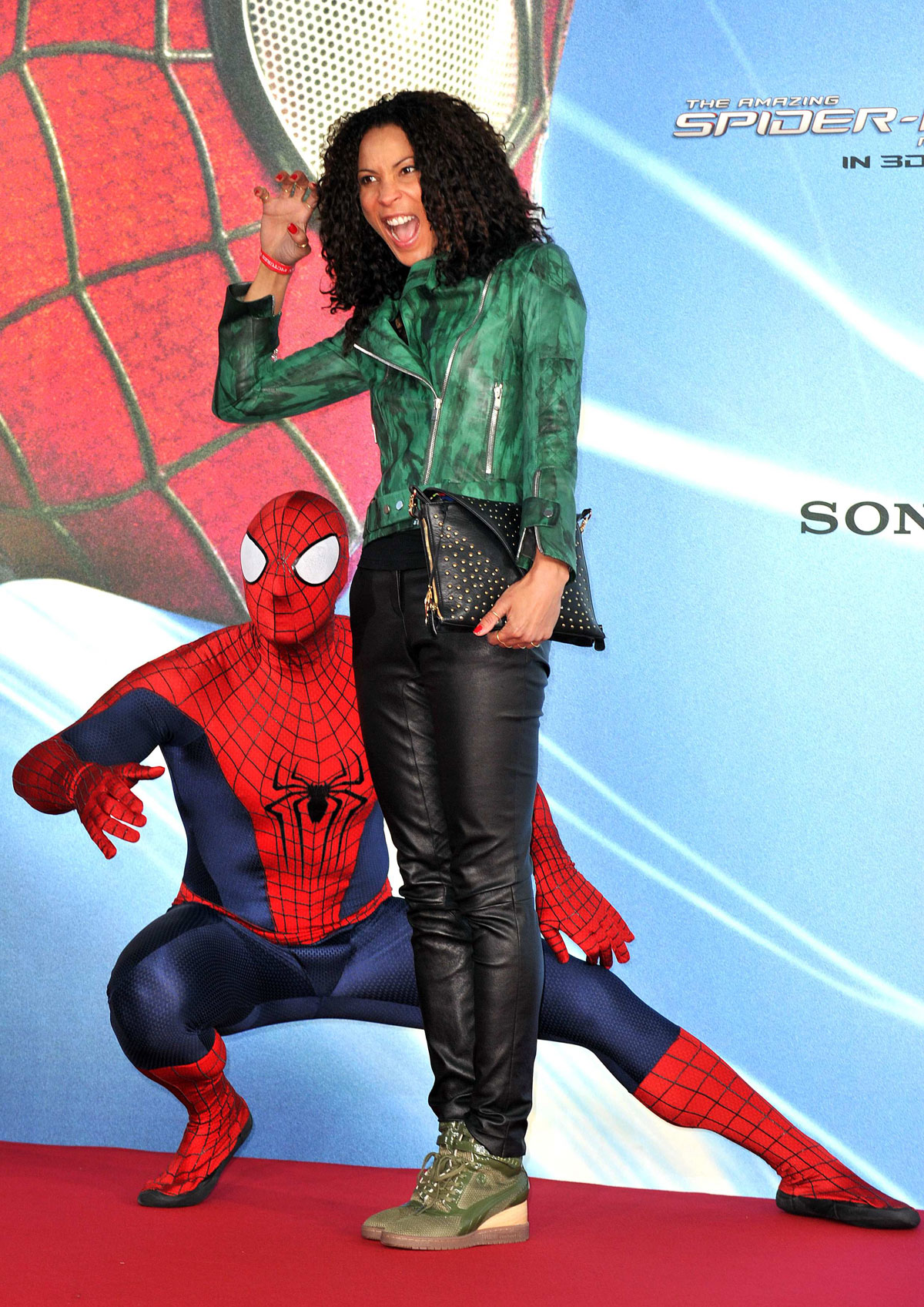 Annabelle Mandeng attends the The Amazing Spider-Man 2 Premiere