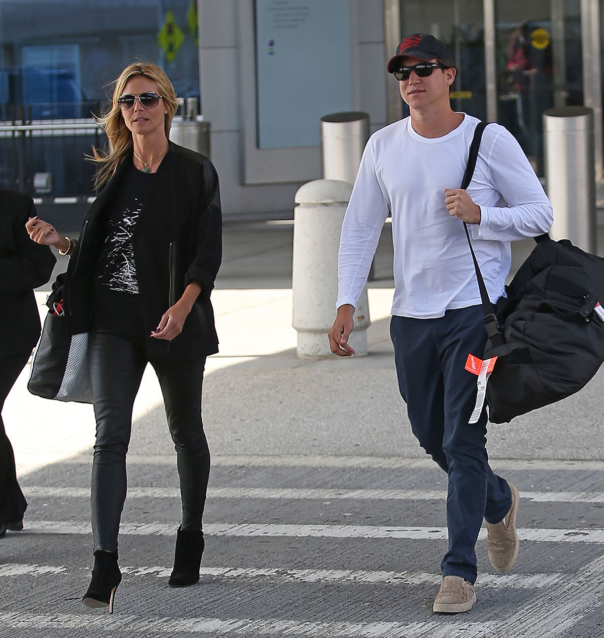 Heidi Klum return to New York