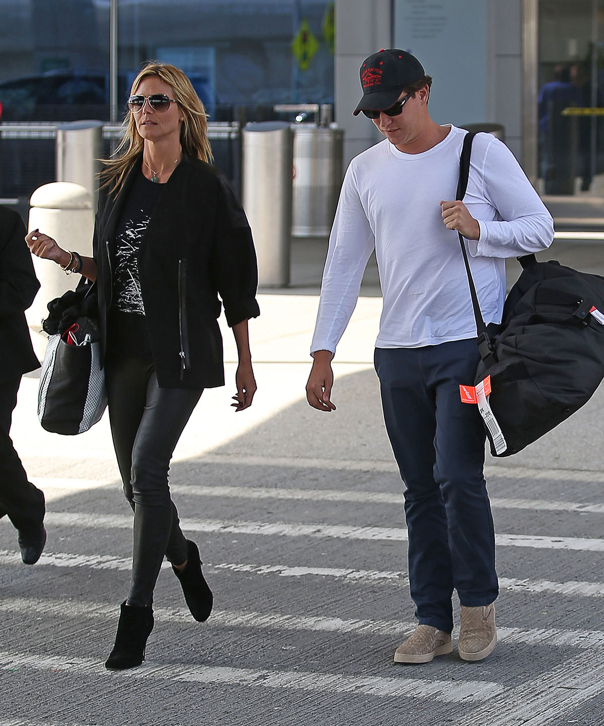 Heidi Klum return to New York