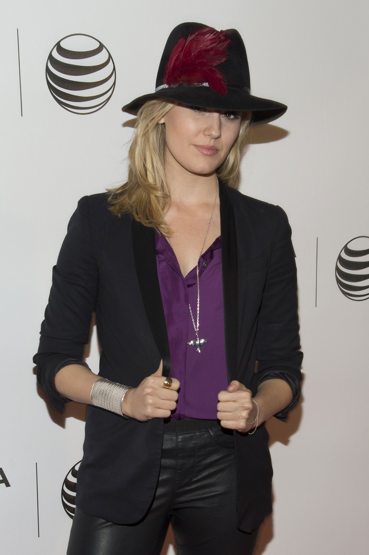 Maggie Grace attends Loitering With Intent Premiere