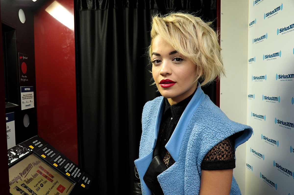 Rita Ora visits at SiriusXM Studios