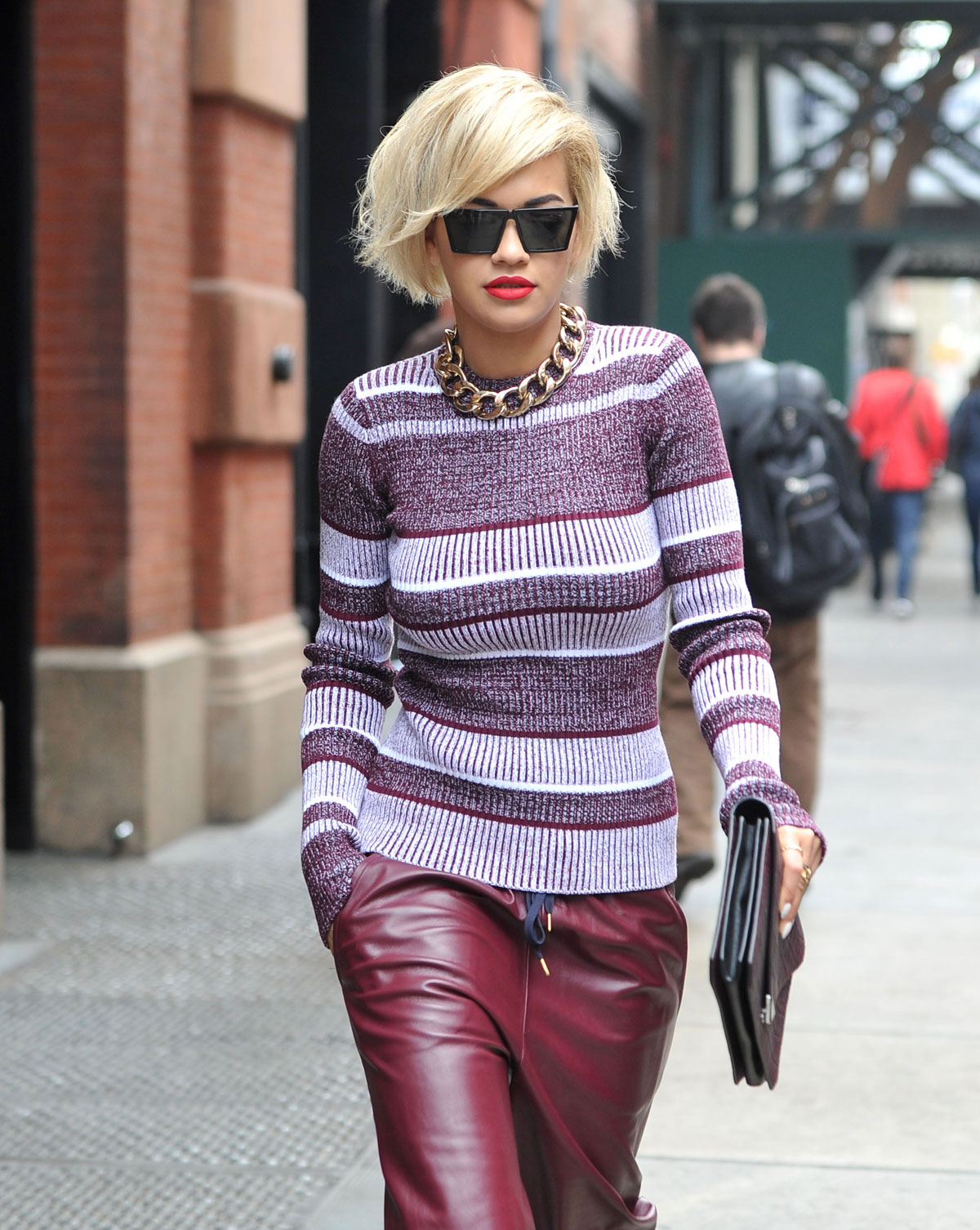 Rita Ora Leaving her NYC Hotel