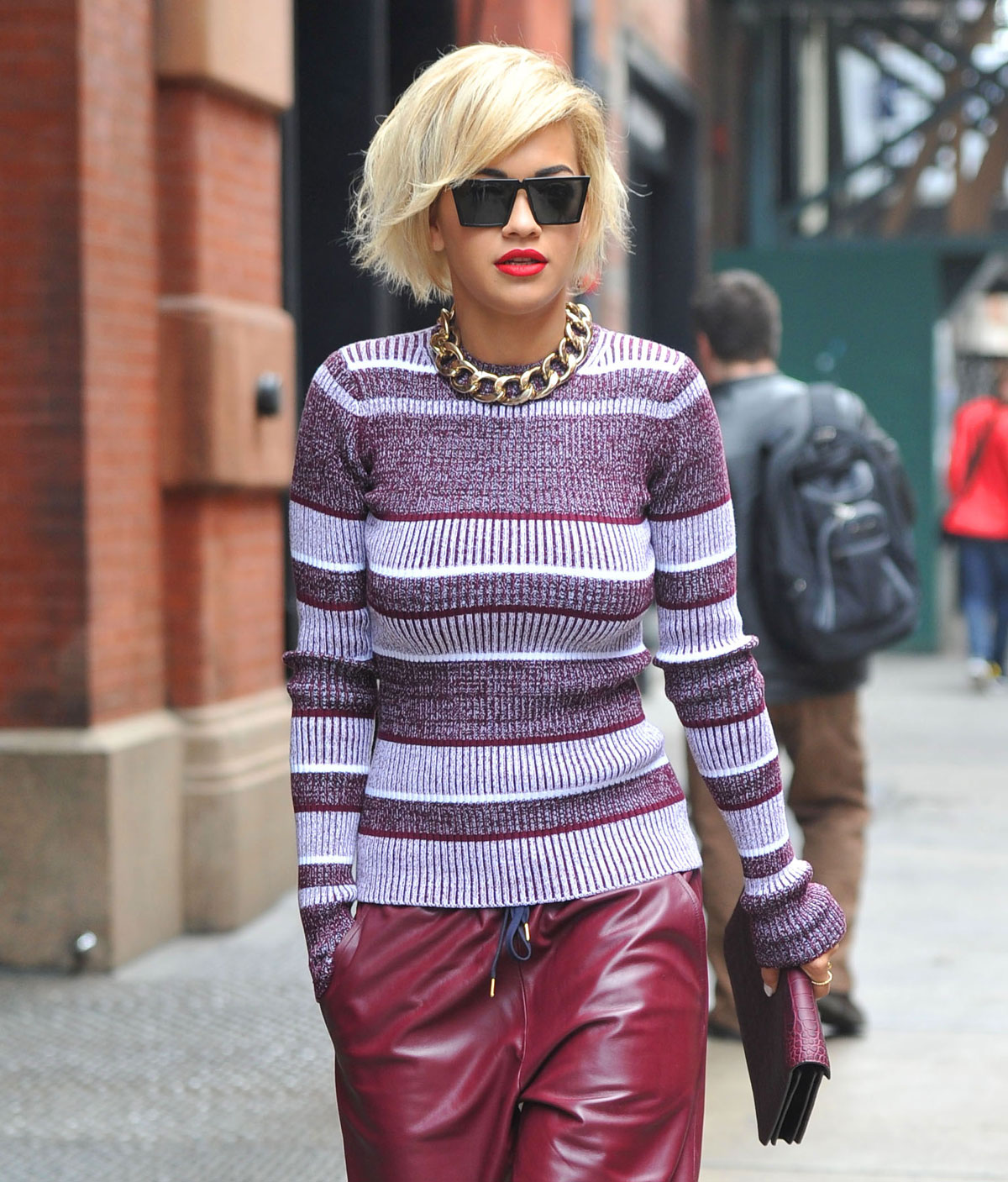 Rita Ora Leaving her NYC Hotel