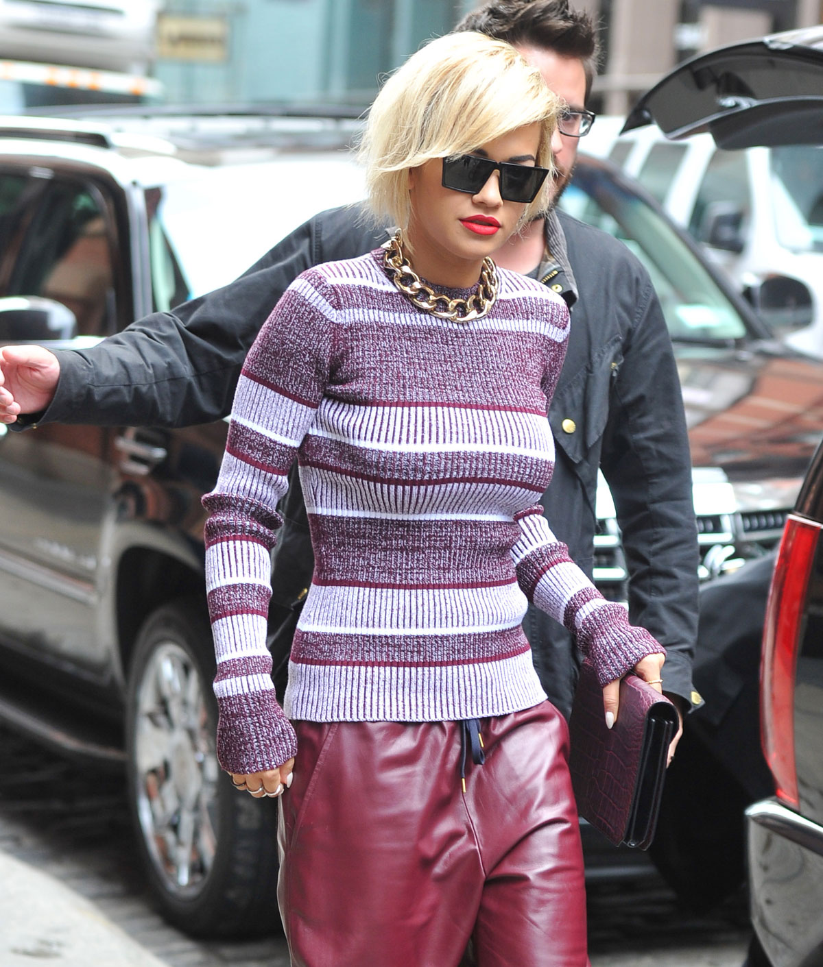 Rita Ora Leaving her NYC Hotel