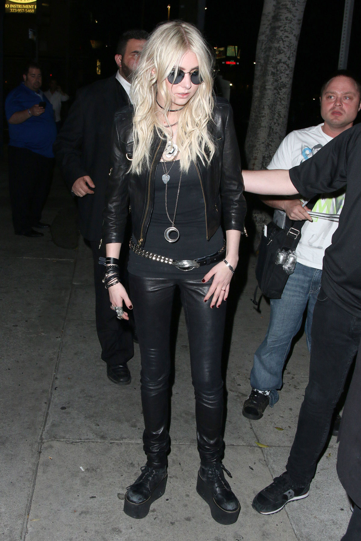 Taylor Momsen leaving Warwick Nightclub