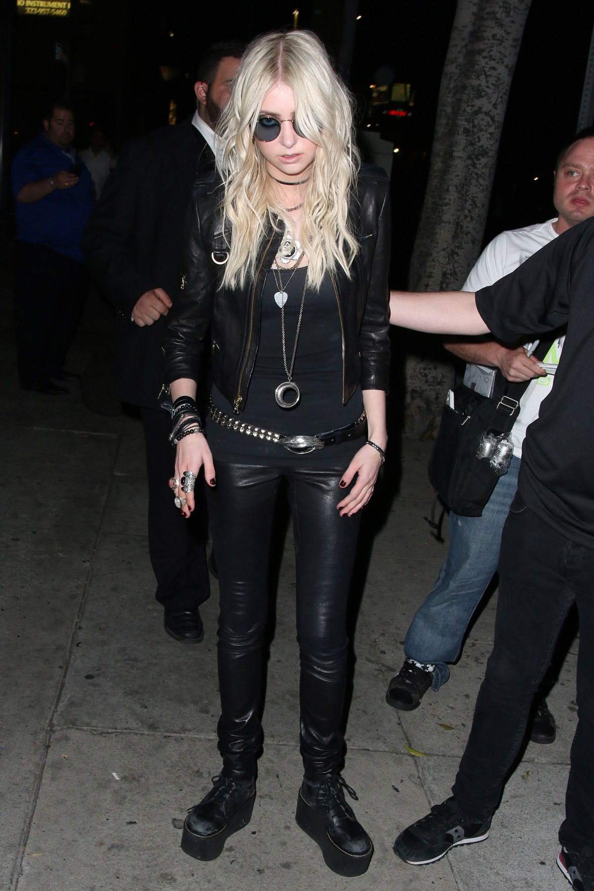 Taylor Momsen leaving Warwick Nightclub