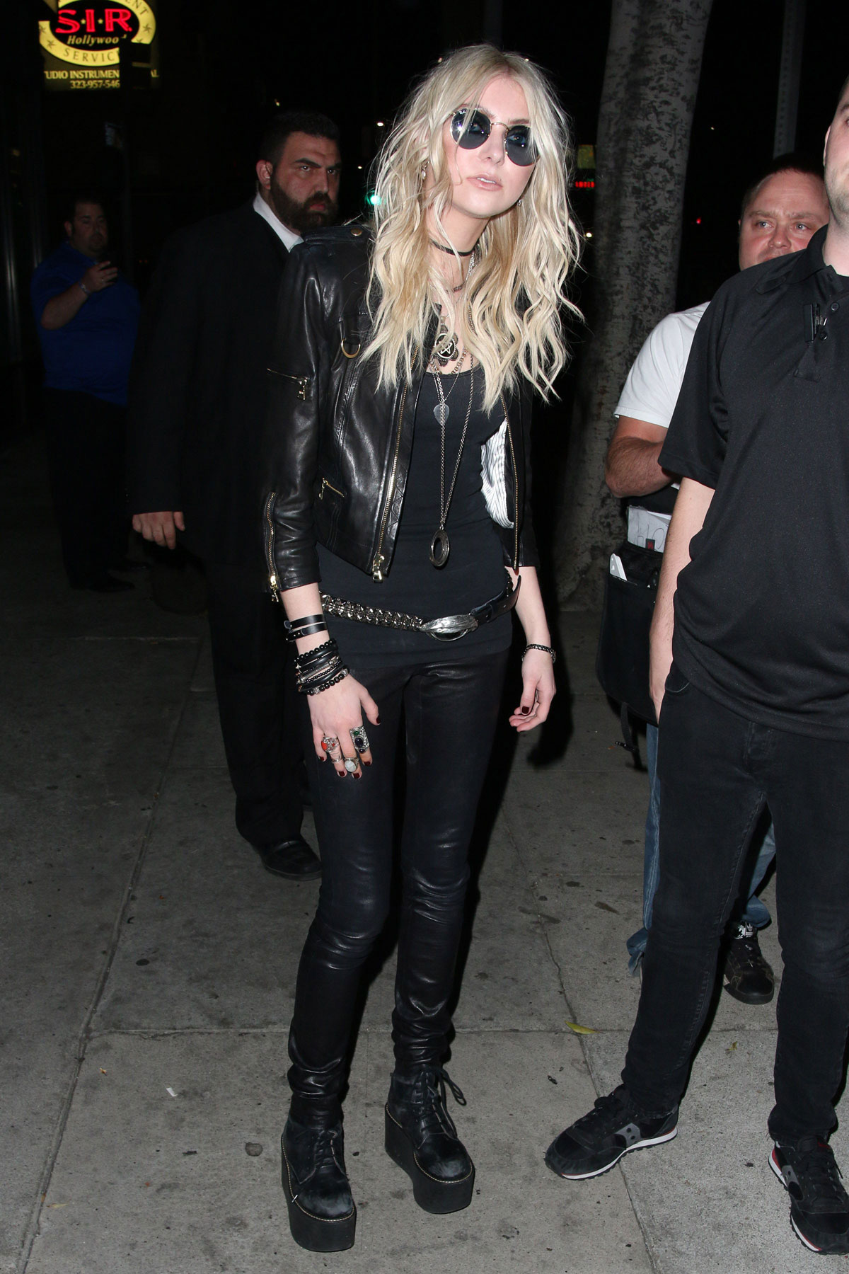 Taylor Momsen leaving Warwick Nightclub