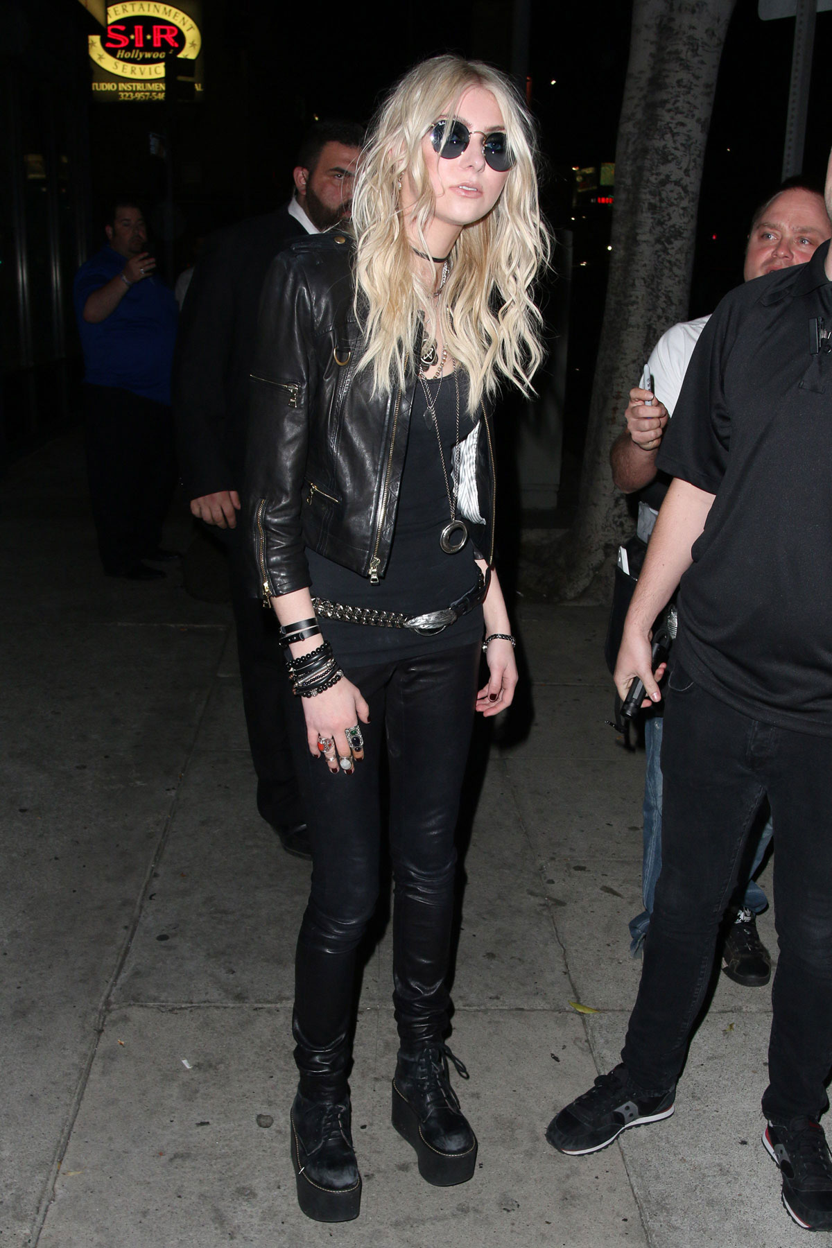 Taylor Momsen leaving Warwick Nightclub