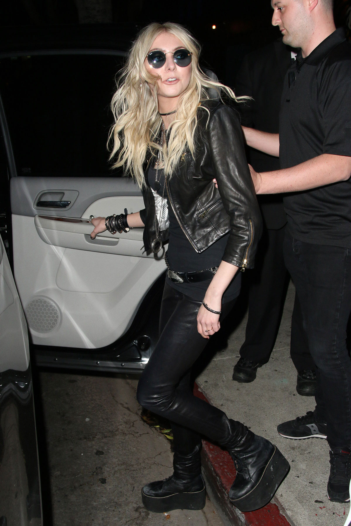 Taylor Momsen leaving Warwick Nightclub