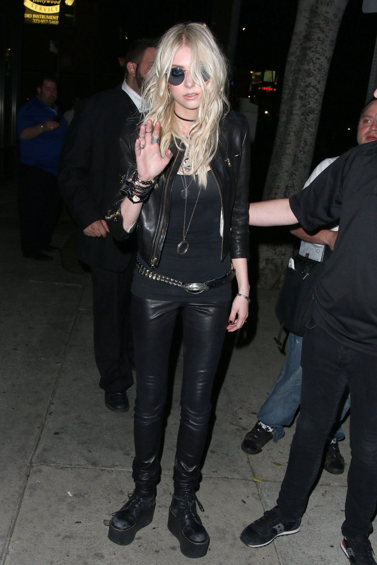 Taylor Momsen leaving Warwick Nightclub