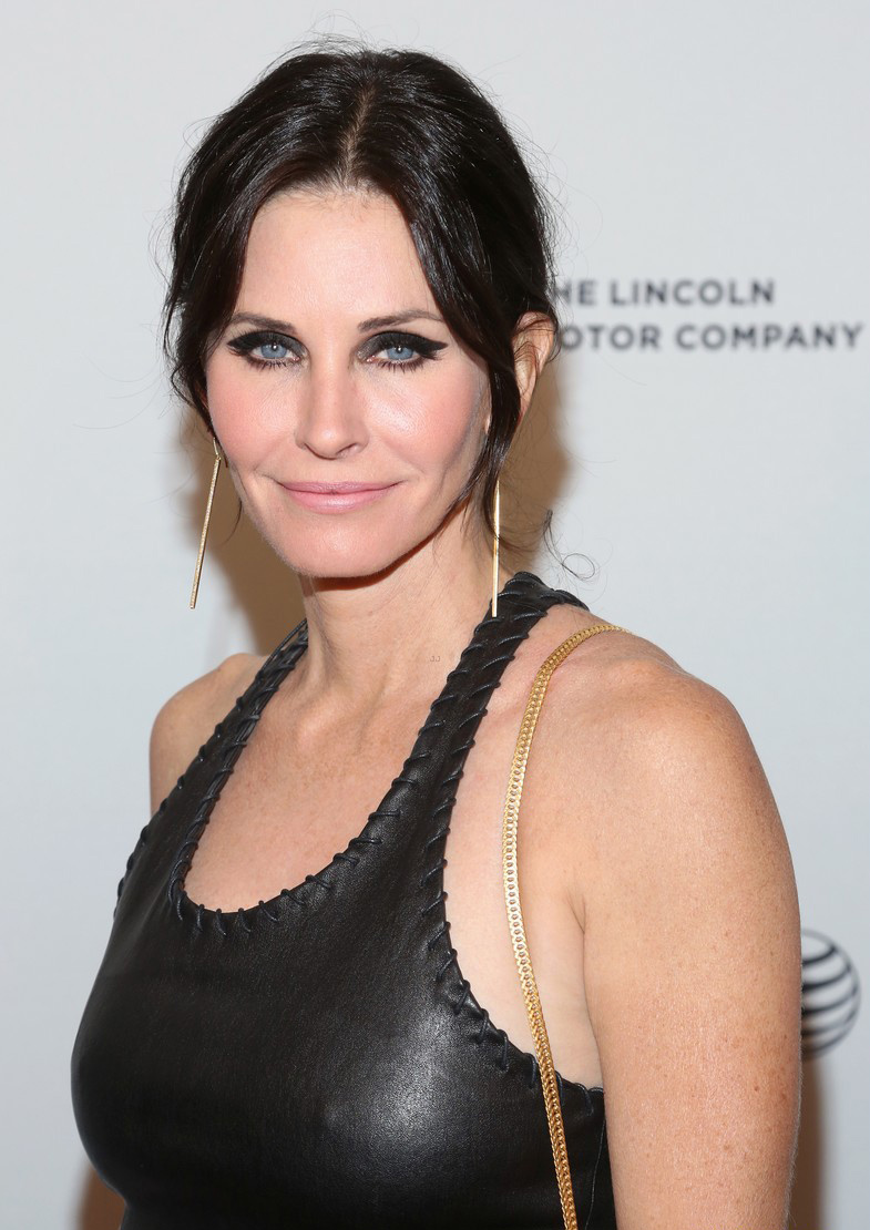 Courteney Cox arrives at the premiere of her film Just Before I Go